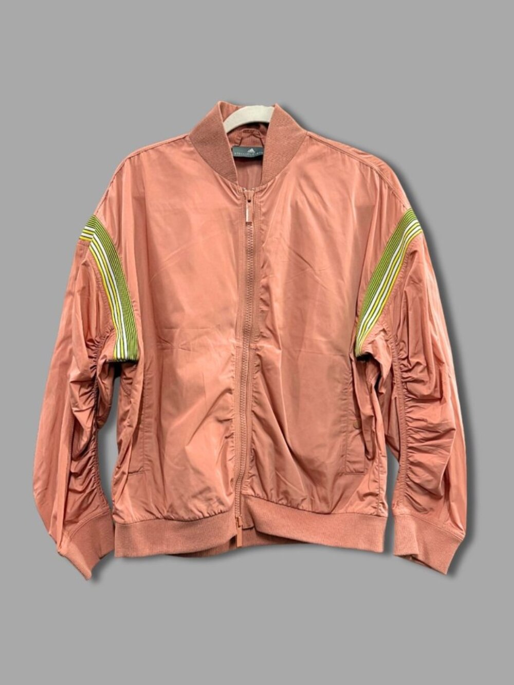 ADIDAS by STELLA McCARTNEY Peach Coral Running Windbreaker Jacket